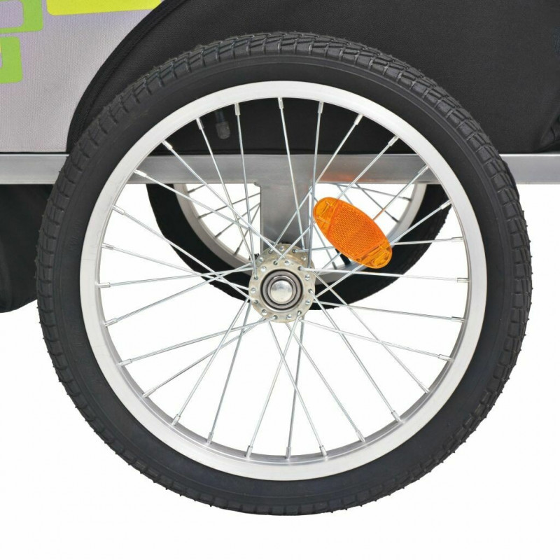 Jago® Remorque Vélo pour Enfants - 2 Places, Pliable, 12+ Mois, Ceinture de  Sécurité 5 Points, Max. 40 kg, Tout-Terrain, Noir-Rouge