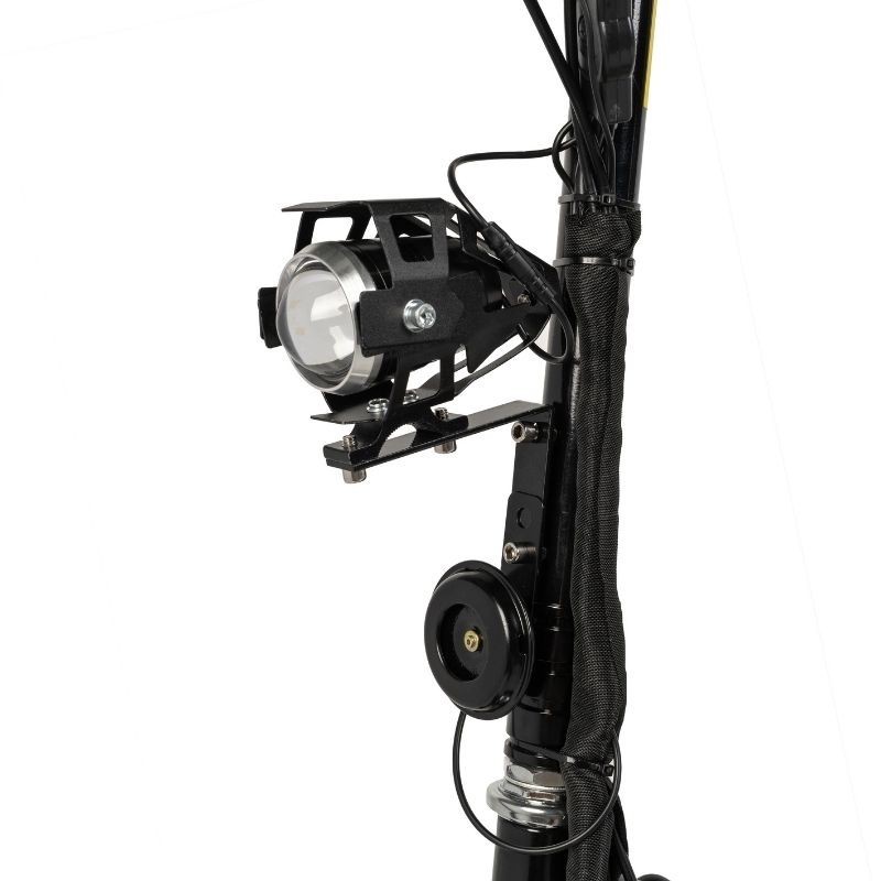 Patinete eléctrico Renton 1200W, plegable y con sillín, color negro