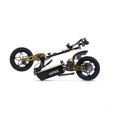 Patinete eléctrico 2000W con asiento y plataforma madera Aspide