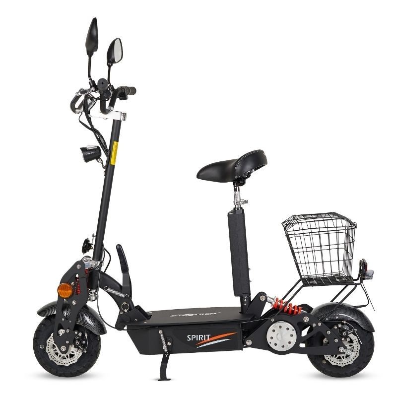 Patinete eléctrico matriculable 1000W o 1800W con asiento Spirit