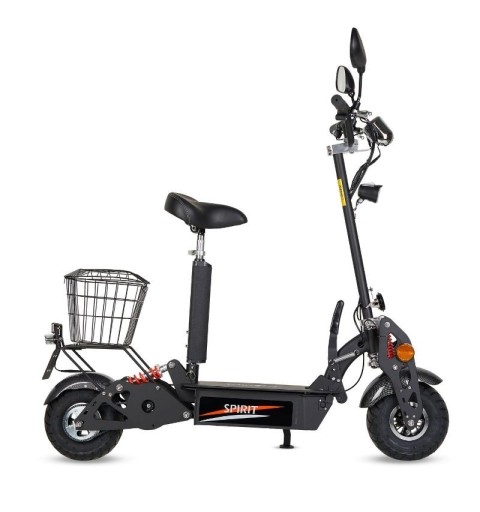 Patinete eléctrico matriculable 1000W o 1800W con asiento Spirit