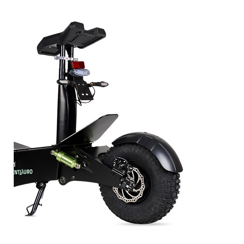 Patinete eléctrico Centauro matriculable con asiento y pantalla LCD XXL Verde