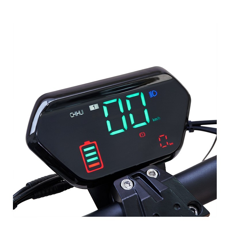 Trottinette électrique homologuée Centauro avec siège et écran LCD XXL – Coloris vert