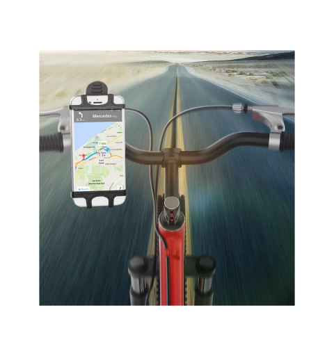 Soporte universal móviles en bicicletas y manillares de motocicletas