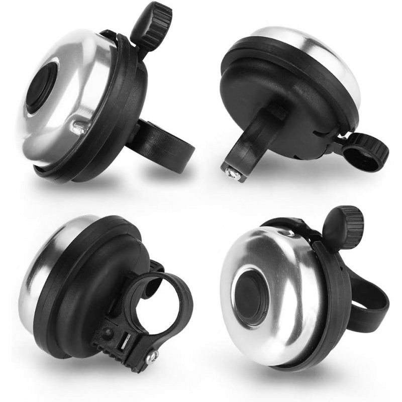 Sonnette de vélo en aluminium avec son puissant, clair et net – adaptée aux adultes et aux enfants