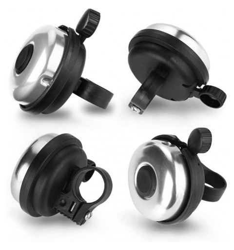 Sonnette de vélo en aluminium avec son puissant, clair et net – adaptée aux adultes et aux enfants