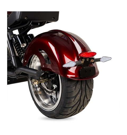 Harley électrique immatriculable 3000W Ikara