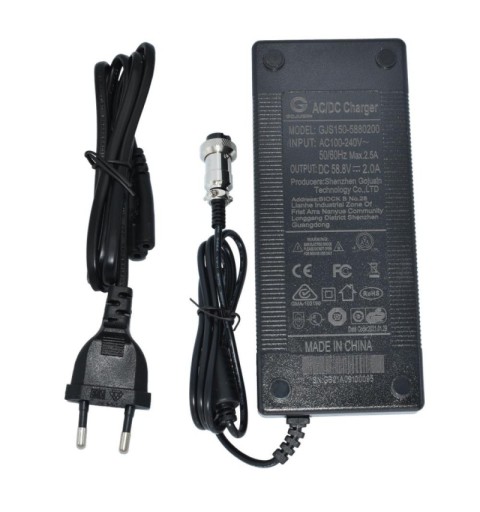 Cargador 58.8V 2.0A