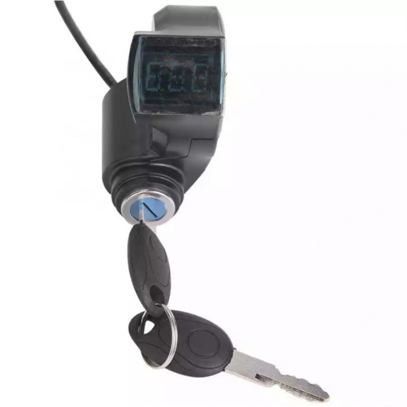 Bombín-cerradura eléctrica con voltímetro