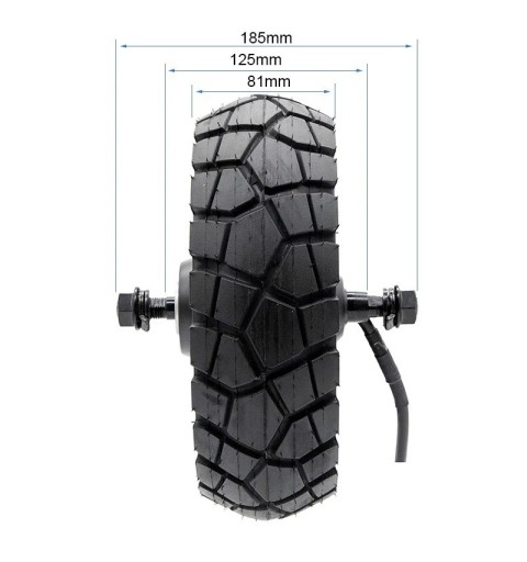 Motor con rueda completa - M41 Tank  (nueva versión)