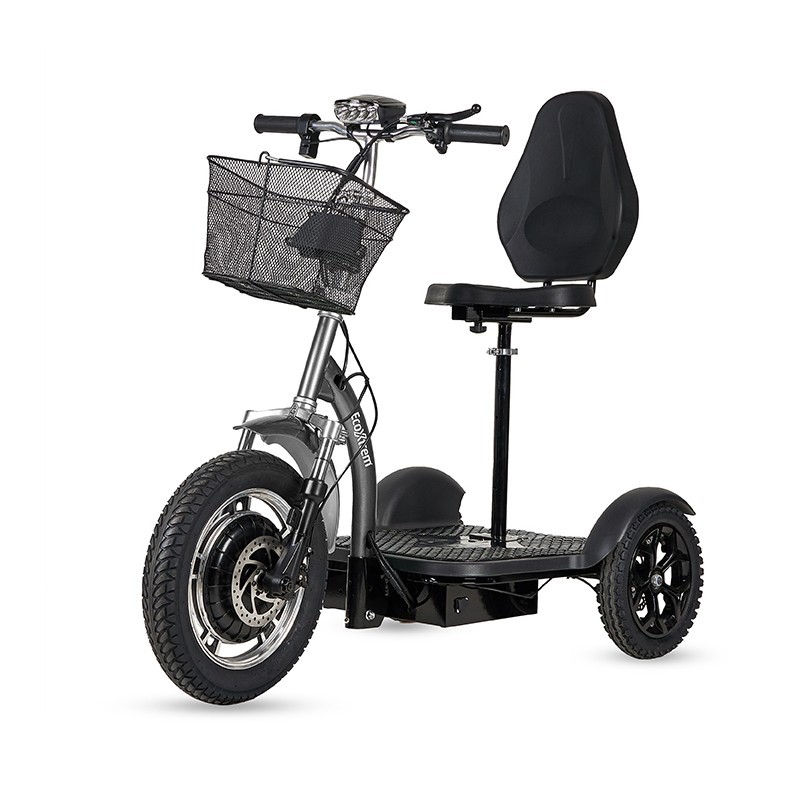 Tricycle électrique 500W pour mobilité réduite
