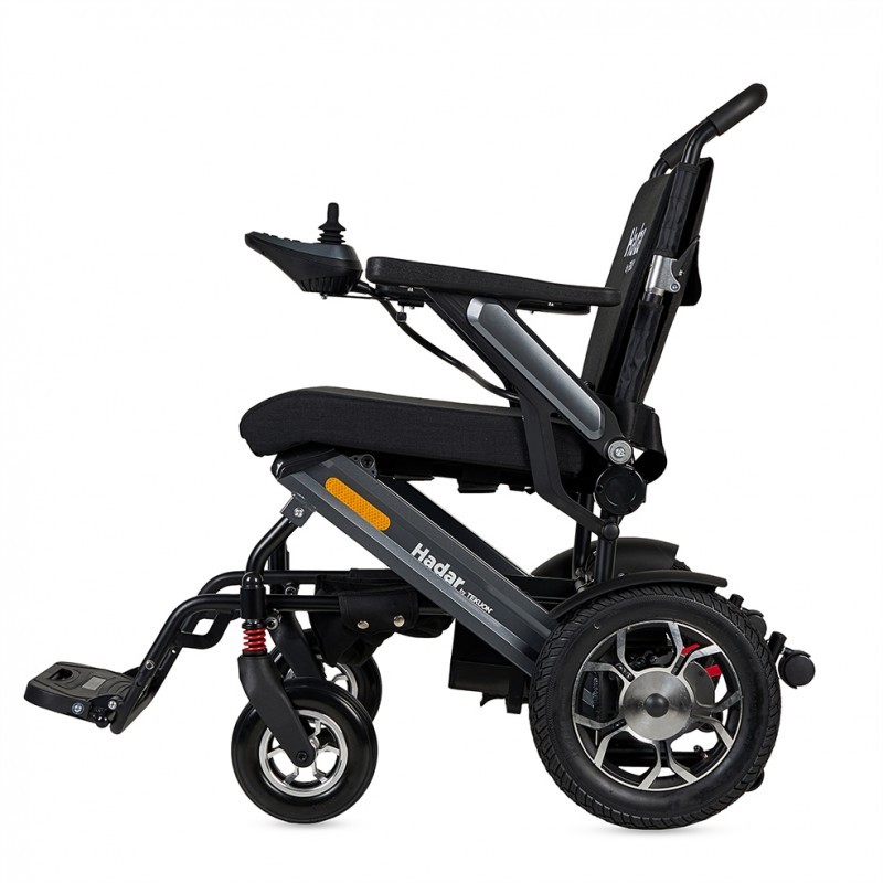 Fauteuil roulant pliable HADAR | Double moteur 250 W et batterie lithium 12Ah