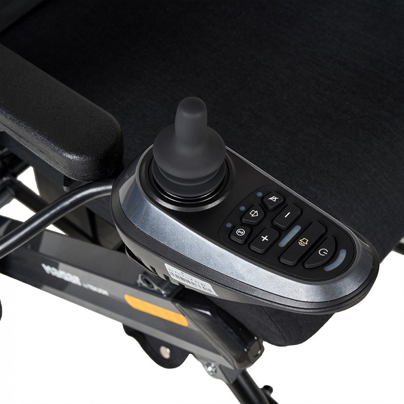 Fauteuil roulant pliable HADAR | Double moteur 250 W et batterie lithium 12Ah