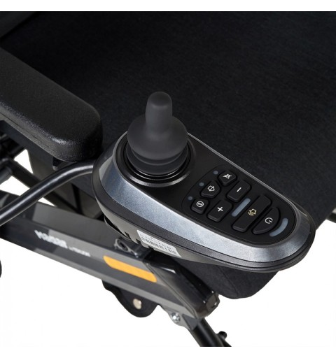 Fauteuil roulant pliable HADAR | Double moteur 250 W et batterie lithium 12Ah