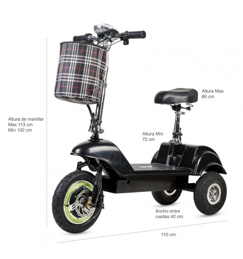 Scooter électrique avec siège S-03X