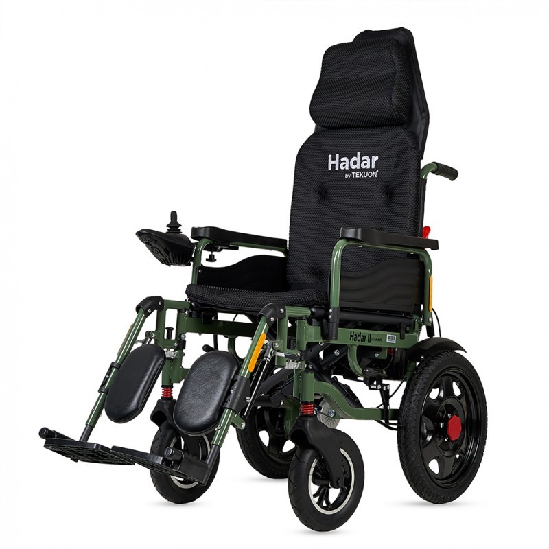 Fauteuil roulant pliable HADAR-02 | Double moteur 250W et batterie lithium 12Ah