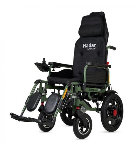 Fauteuil roulant pliable HADAR-02 | Double moteur 250W et batterie lithium 12Ah