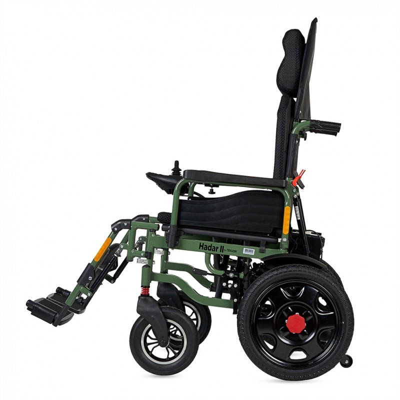 Fauteuil roulant pliable HADAR-02 | Double moteur 250W et batterie lithium 12Ah