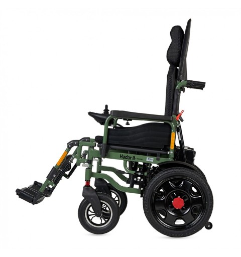 Fauteuil roulant pliable HADAR-02 | Double moteur 250W et batterie lithium 12Ah