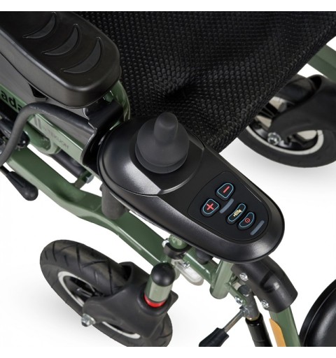 Fauteuil roulant pliable HADAR-02 | Double moteur 250W et batterie lithium 12Ah