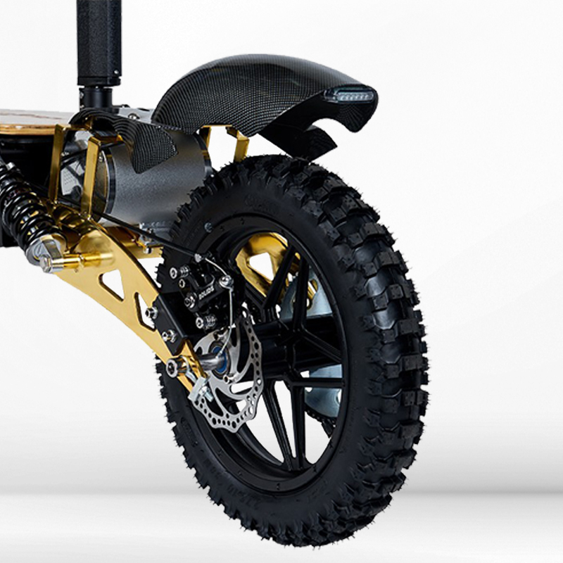 Trottinette électrique 2000W avec siège et plateforme en bois Aspide