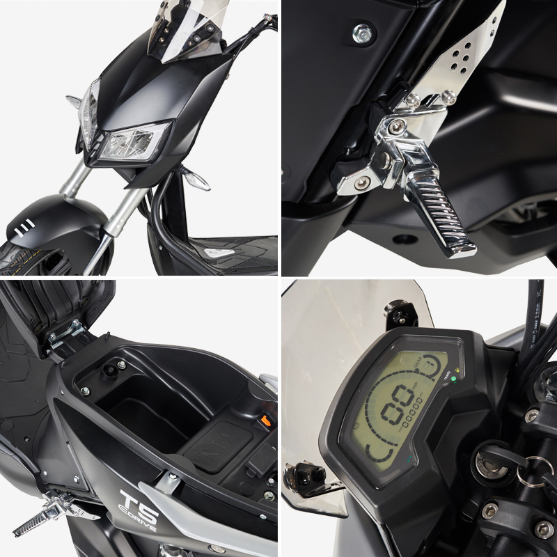 Moto électrique homologuée 1500W T5 détails