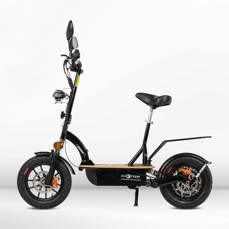 Trottinette électrique Renton 1200W pliable avec selle noire